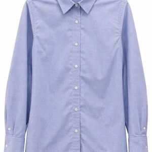 Banana Republic Riley Tailored Fit Light Blue Button Down Shirt Size 12